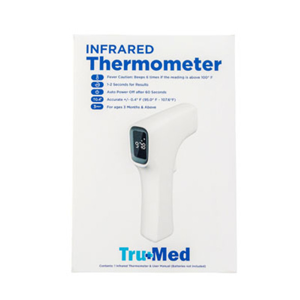 THERMOMETER INFRARED TRU MED BOXED 20PC PDQ THERMOMETER INFRARED TRU MED BOXED 20PC PDQ