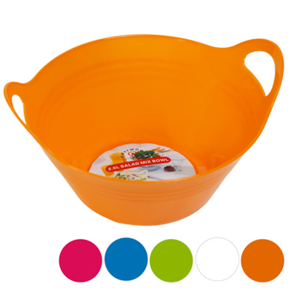 MIXING BOWL 2.5L ASSORTED COLORS