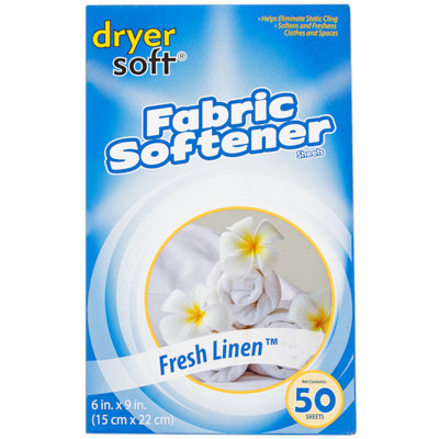 DRYER SHEETS 50CT FRESH LINEN BOXED DRYERSOFT