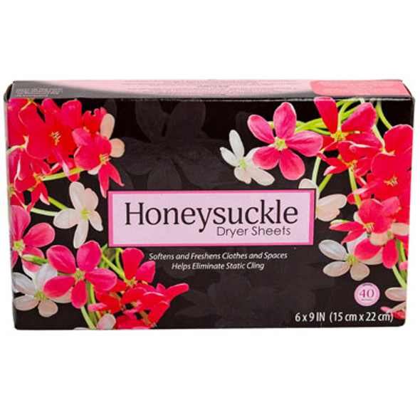 DRYER SHEETS 40CT HONEYSUCKLE BOXED