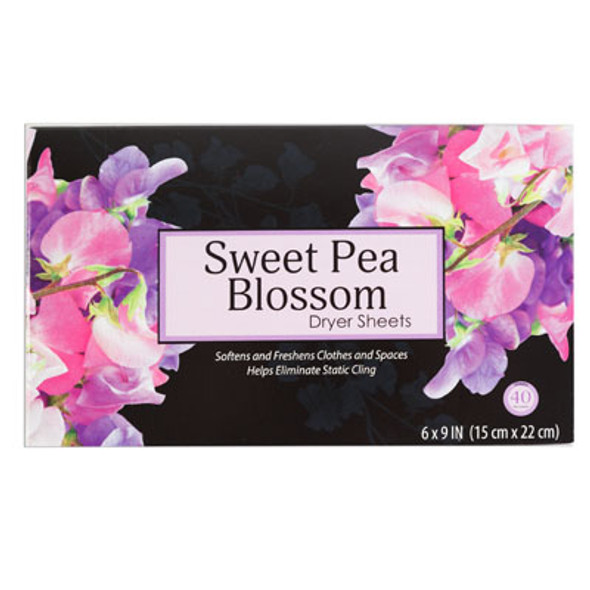 DRYER SHEETS 40CT SWEET PEA