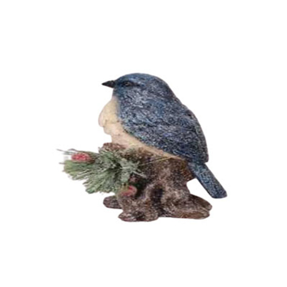 TABLETOP BIRD 7"H WOOD RESIN4X3.5X6.75