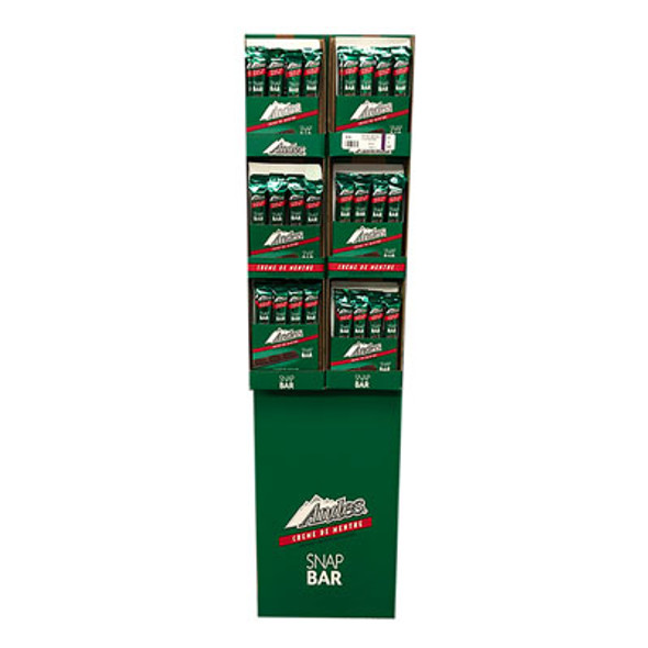 ANDES CREME DE MENTHE 1.5 OZ SNAP BAR SHIPPER