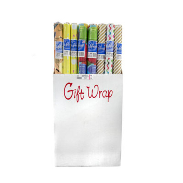 GIFTWRAP EVERYDAY 40 SQ FTRANDOM ASST. PREPRICED $3.99