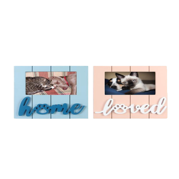 PHOTO FRAME CAT 3D 4X6 OPENING 2 ASST WOOD CUT TYPOGRAPHY7.99X.47X7.99 PHOTO FRAME CAT 3D 4X6 OPENING 2 ASST WOOD CUT TYPOGRAPHY7.99X.47X7.99