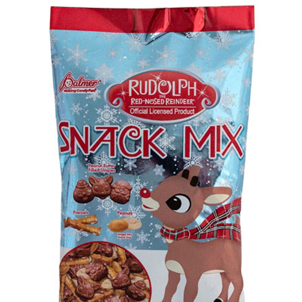 CANDY RUDOLPH SNACK MIX 3 OZ COUNTER DISPLAY CANDY RUDOLPH SNACK MIX 3 OZ COUNTER DISPLAY