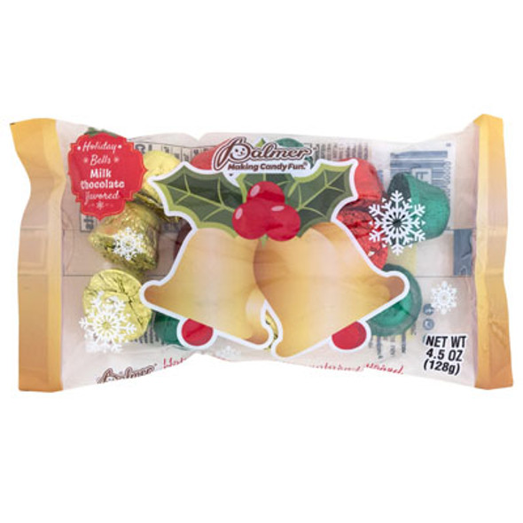 CANDY CHRISTMAS BELLS 4.5 OZ MILK CHOC FLAVOR