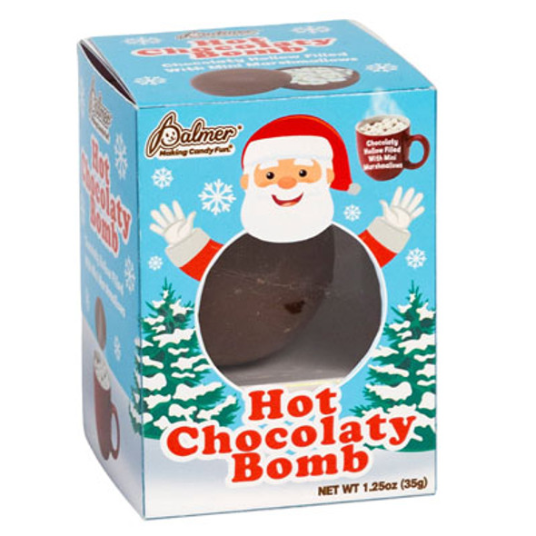 CANDY HOT CHOCOLATY BOMB W/MINI MARSHMALLOWS 1.25 OZ CANDY HOT CHOCOLATY BOMB W/MINI MARSHMALLOWS 1.25 OZ