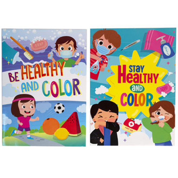 COLORING BOOK STAY HEALTHYAND COLOR 80 PG 2 ASSTD IN PDQ COLORING BOOK STAY HEALTHYAND COLOR 80 PG 2 ASSTD IN PDQ