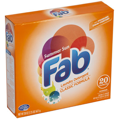 LAUNDRY DETERGENT 20OZ SUMMER SUN FAB POWDER BOXED