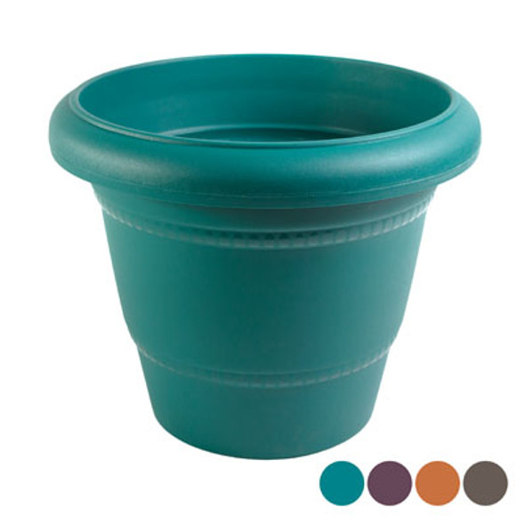 PLANTER ROUND 14D X 11H 4 COLORS POLY BAG #LILLY 14 PLANTER ROUND 14D X 11H 4 COLORS POLY BAG #LILLY 14