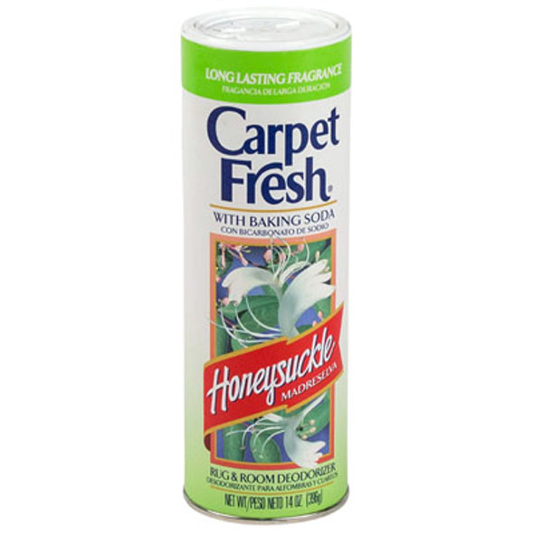 RUG&ROOM DEODORIZER HONEYSUCKLE 14OZ CARPET FRESH W/BAKING SODA RUG&ROOM DEODORIZER HONEYSUCKLE 14OZ CARPET FRESH W/BAKING SODA