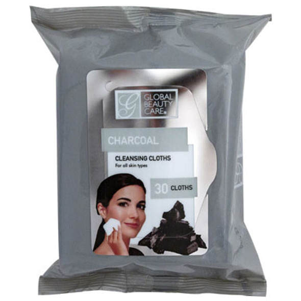 FACIAL WIPES 30CT CHARCOA LMAKEUP CLEANSING IN 24PC PDQE-COMMERCE MAP PRICING SEE N2