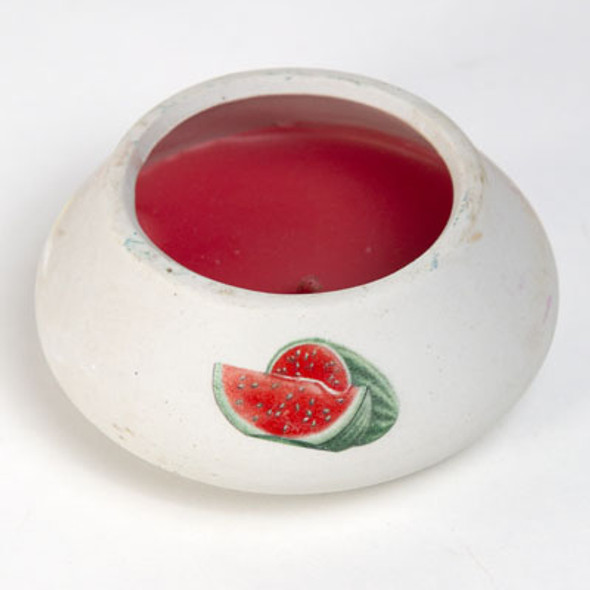POTTERY CANDLE WATERMELLON