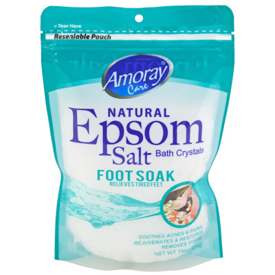 EPSOM SALT 16OZ FOOT SOAK AMORAY