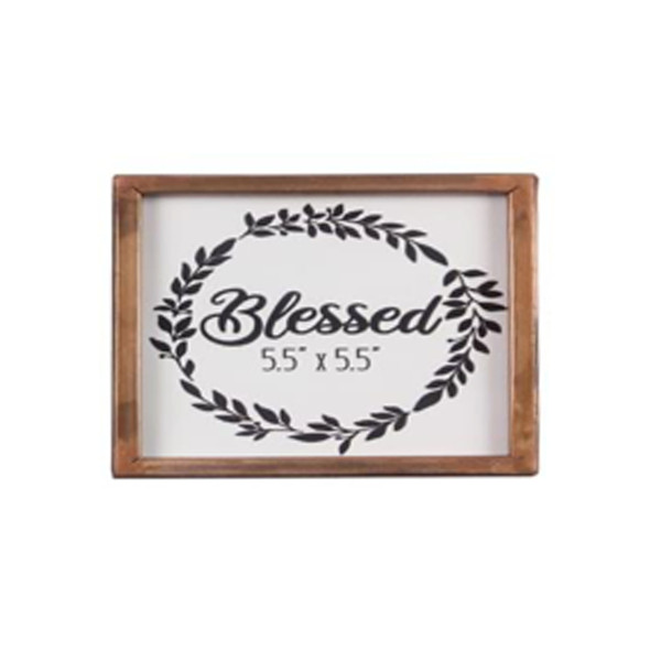 PHOTO FRAME 5.5X5.5X METAL 6X4X5.75