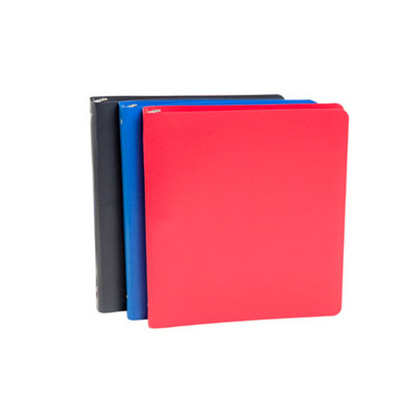 BINDER 3 RING 24PC DISPLAY RED-BLUE-BLACK BINDER 3 RING 24PC DISPLAY RED-BLUE-BLACK