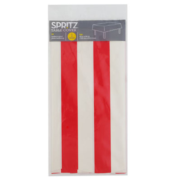 PIRATE COVER TABLE COVER RED 84 X 52 SPRITZ *2.00*