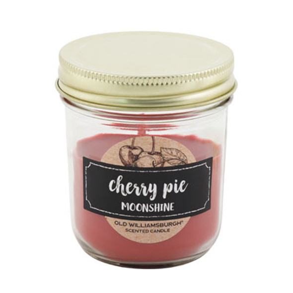 CANDLE 3OZ CHERRY PIE MOONSHINE STRAIGHT MASON