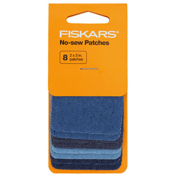 FISKARS NO-SEW PATCHES 8CT 2X3IN - NO ONLINE SALES*4.99*