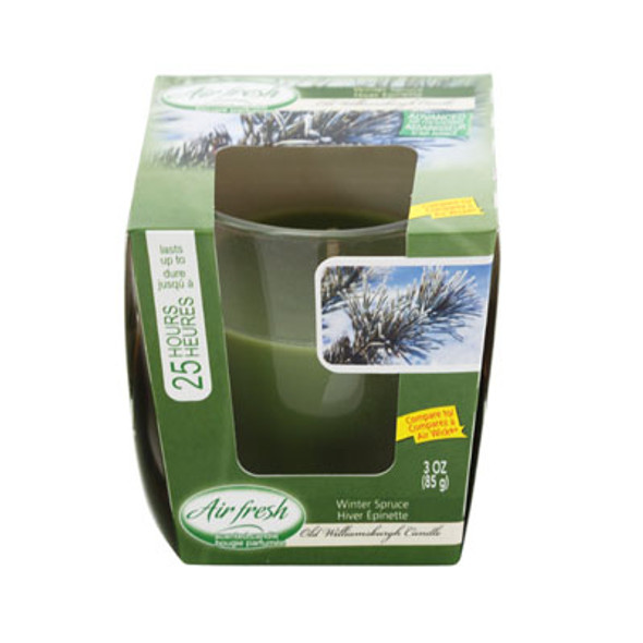 CANDLE 3OZ WINTER SPRUCE AIR FRESH TUMBLER