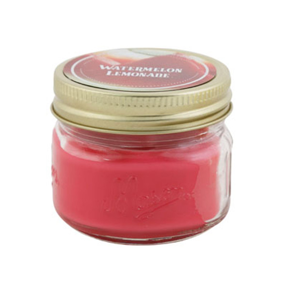 CANDLE 3OZ WATERMELON LEMONADE MASON JAR