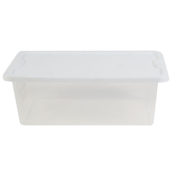 STORAGE CONTAINER 6QT PLASTIC NON-LATCH CLEAR 13.625X8.25X4.75IN STORAGE CONTAINER 6QT PLASTIC NON-LATCH CLEAR 13.625X8.25X4.75IN