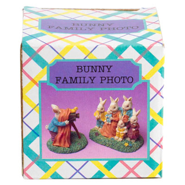 BUNNY FAMILY PHOTO 2PCIN COLOR BOX BUNNY FAMILY PHOTO 2PCIN COLOR BOX