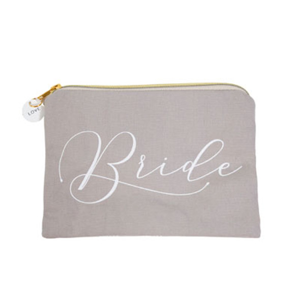 BAG CANVAS 8.5X6 BRIDEGRAY/WHITE ($7.00)