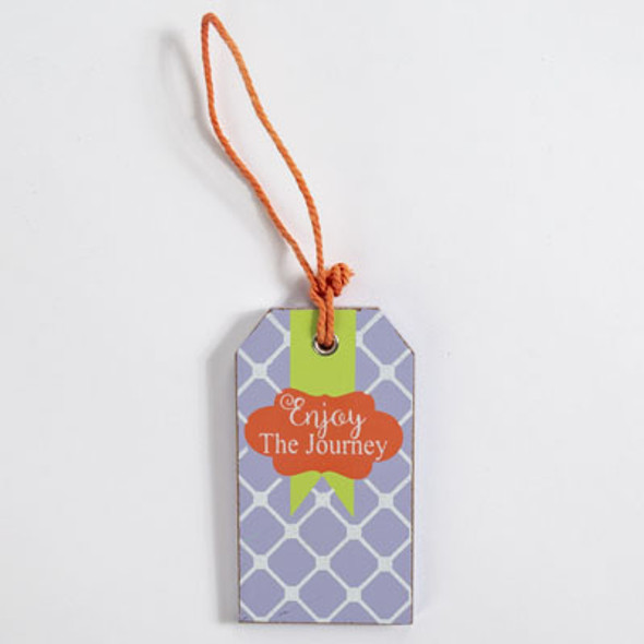 WALL DECOR 2X3.5 WOODEN ENJOY THE JOURNEY MULTICOLOR (1.50)