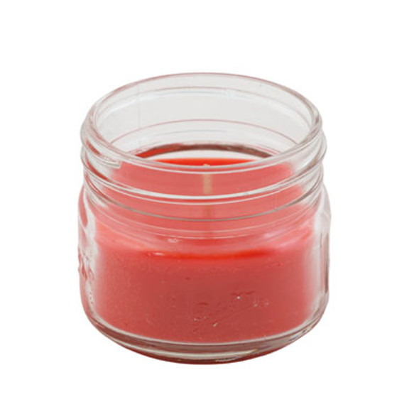 CANDLE 3OZ STRAWBERRY JAM JAM N JELLY MASON JAR
