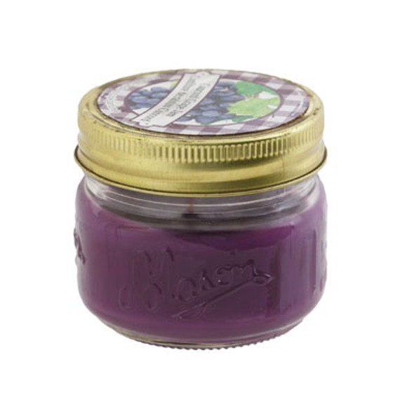 CANDLE 3OZ CONCORD GRAPE JAM N JELLY MASON JAR
