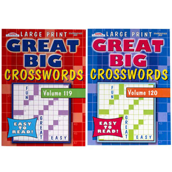 CROSSWORDS GREAT BIG 2 ASSTIN 120 CT FLOOR DISPLAYPPD $4.95 CROSSWORDS GREAT BIG 2 ASSTIN 120 CT FLOOR DISPLAYPPD $4.95
