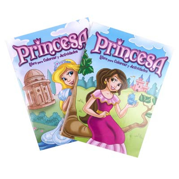 COLORING BOOK PRINCESS BILINGUALIN PDQ W/BONUS CUT OUT COLORING BOOK PRINCESS BILINGUALIN PDQ W/BONUS CUT OUT