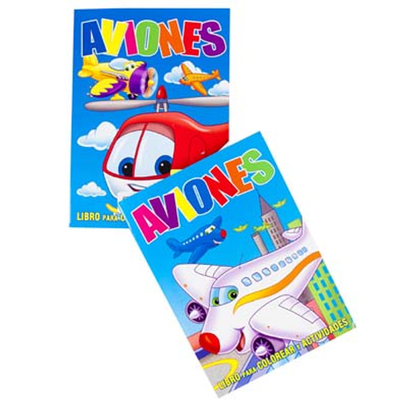 COLOR/ACTIVITY BOOK BILINGUALAVIONES 2 ASST IN 24PC PDQ COLOR/ACTIVITY BOOK BILINGUALAVIONES 2 ASST IN 24PC PDQ
