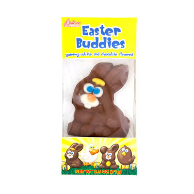 EASTER CANDY BUDDIES 2.5 OZ WHITE AND CHOCOLATE FLAVORED
