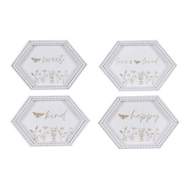 TABLE SIGN BLESSING BEADS WOOD 4ASST 8.66X1.5X7.48 ($8.25)