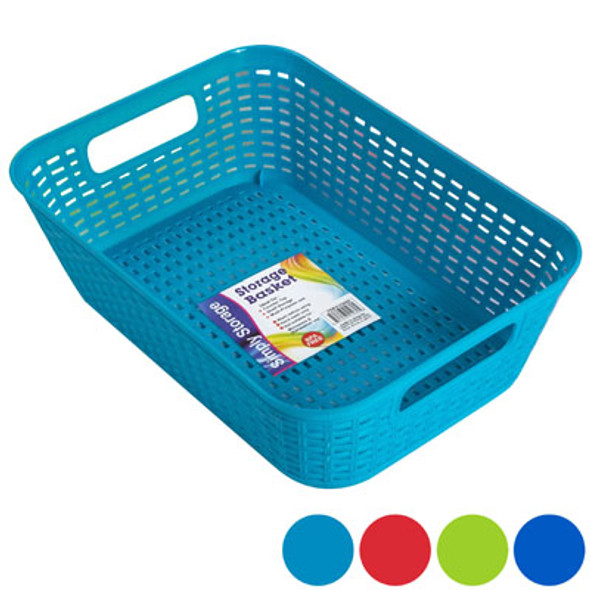 BASKET RECTANGULAR 4 COLORS PDQ 11.4 X 7.8 X 3.5 ST-3936ST-3936 BASKET RECTANGULAR 4 COLORS PDQ 11.4 X 7.8 X 3.5 ST-3936ST-3936