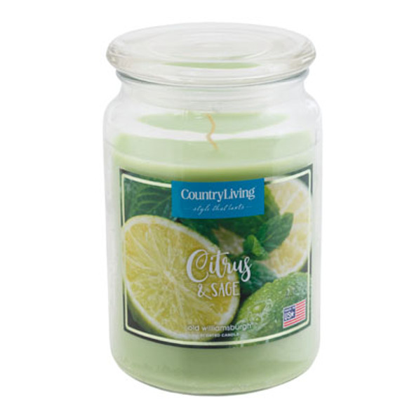 CANDLE 22OZ CIRTUS&SAGE APOTHECARY JAR