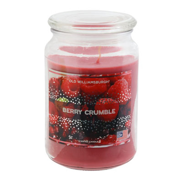 CANDLE 22OZ BERRY CRUMBLE APOTHECARY JAR