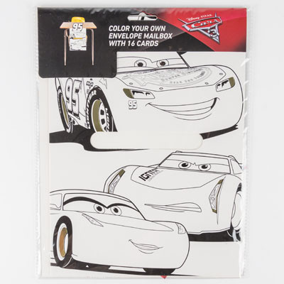 VALENTINE MAILBOX CARS 3 CREATE YOUR OWN 16CT *3.99*