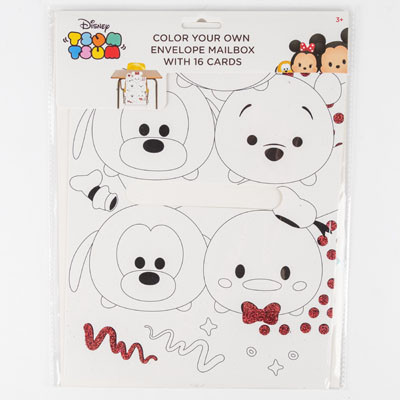 VALENTINE MAILBOX TSUM TSUM CREATE YOUR OWN 16CT *3.99*