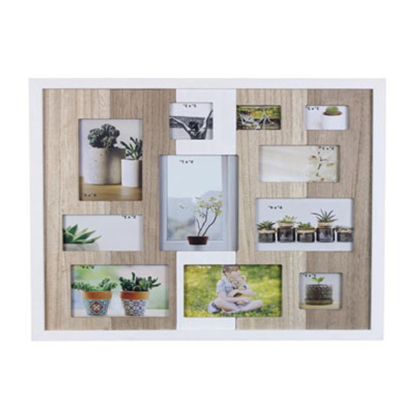 PHOTO FRAMES COLLAGE NATURE WOOD 20X.65X18 ($24.50)