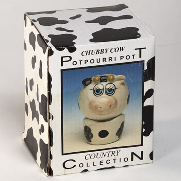 CHUBBY COW POTPOURRI POT COLOR BOX