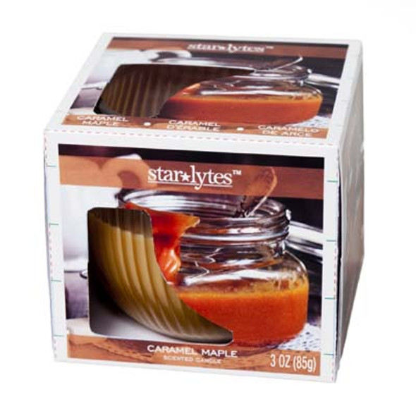 CANDLE SCENTED 3 OZ WINDOW BOXED WARM MAPLE SYRUP CANDLE SCENTED 3 OZ WINDOW BOXED WARM MAPLE SYRUP
