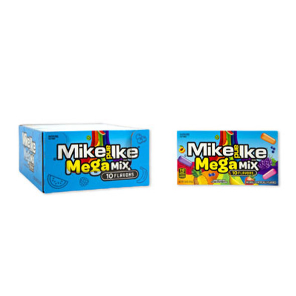 CANDY MIKE & IKE MEGA MIX 5 OZ THEATHER BOX CANDY MIKE & IKE MEGA MIX 5 OZ THEATHER BOX