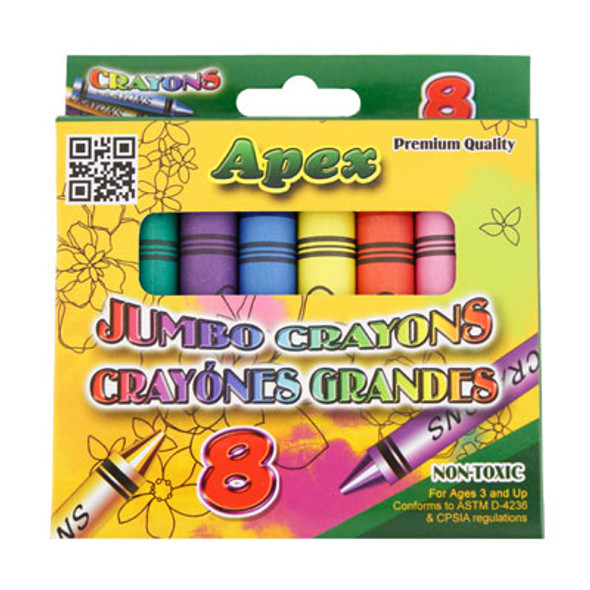 MARKERS 8CT JUMBO BOXED PEGGABLE MARKERS 8CT JUMBO BOXED PEGGABLE