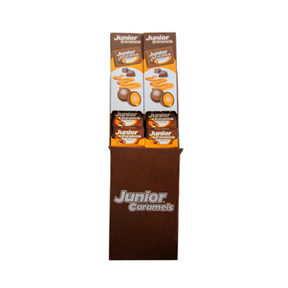 CANDY JUNIOR CARAMEL THEATER BOX 3.6OZ FLOOR DISPLAY CANDY JUNIOR CARAMEL THEATER BOX 3.6OZ FLOOR DISPLAY