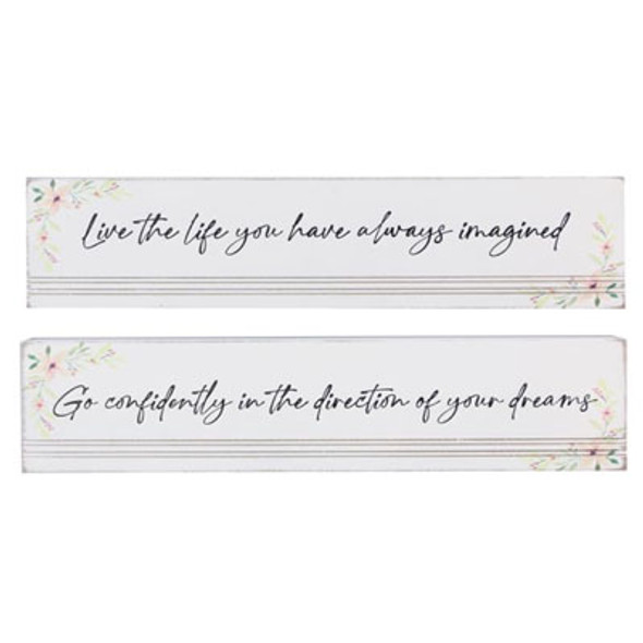 WALL SIGN WOOD LONG 2ASST 18.03X1.57X4.72 ($9.00) WALL SIGN WOOD LONG 2ASST 18.03X1.57X4.72 ($9.00)