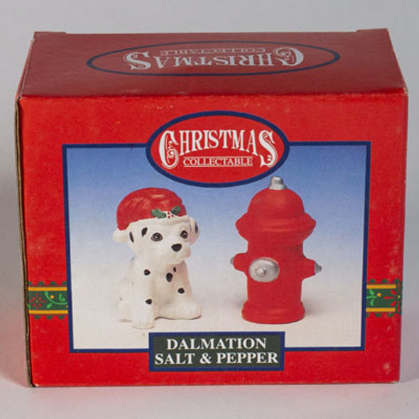 CHRISTMAS SALT N PEPER DALMATIAN COLOR BOX CHRISTMAS SALT N PEPER DALMATIAN COLOR BOX